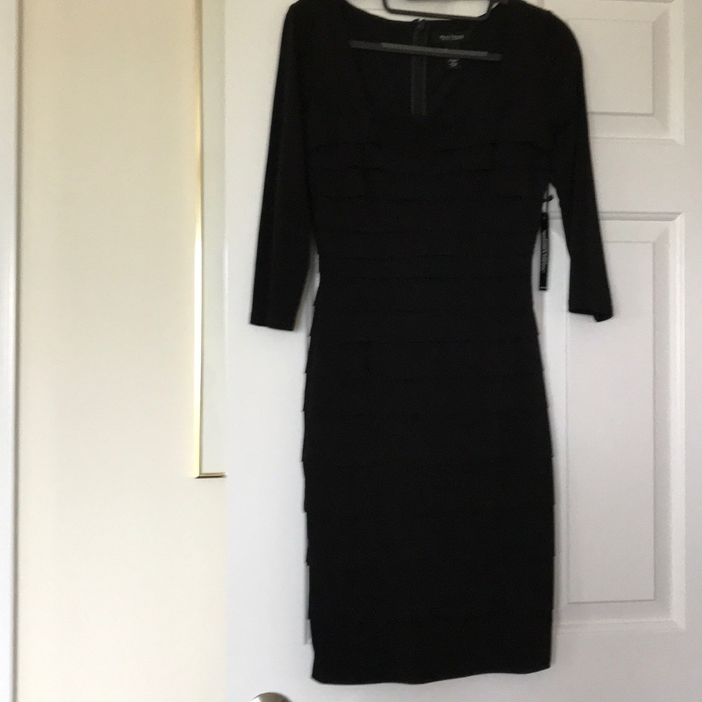White House Black Market Black Slimming Dress